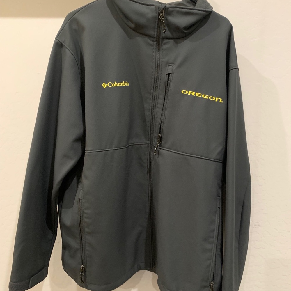 Oregon Ducks grey Columbia jacket size xxl